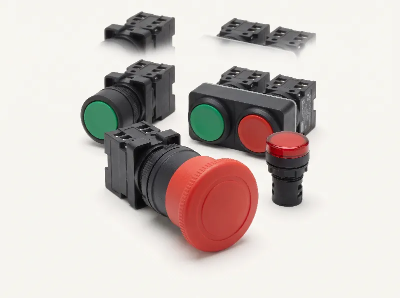 Salzer Push Button & Pilot Lamp